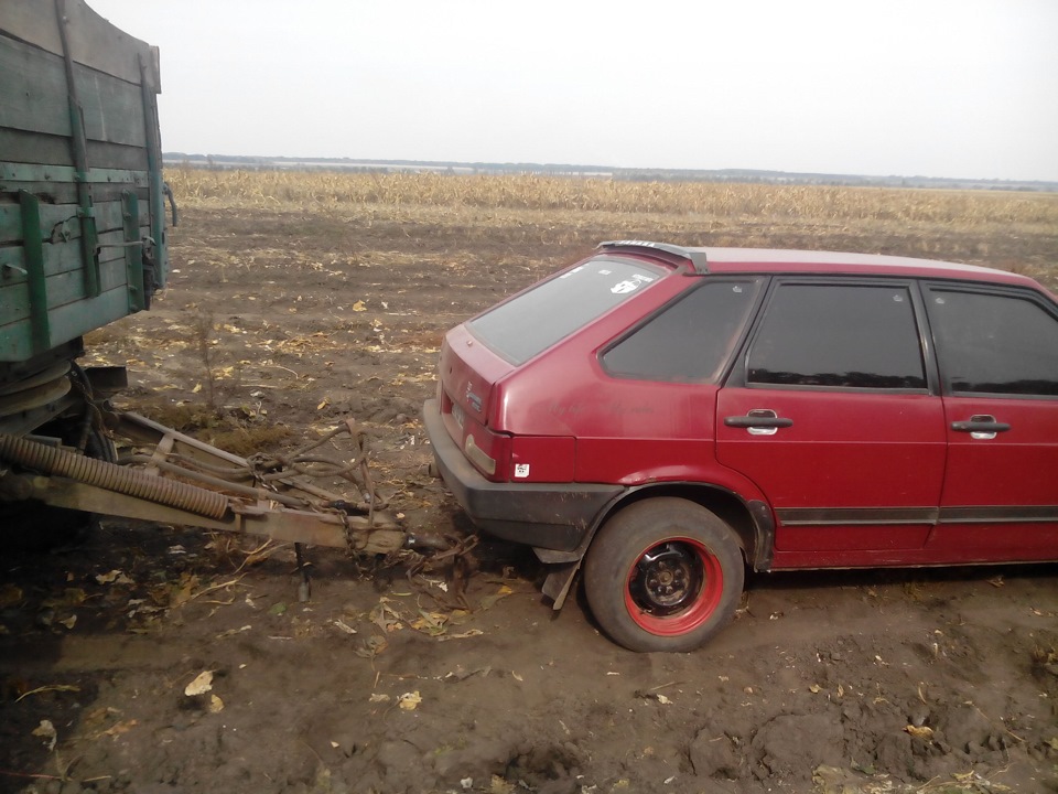 Дев'ятка замість трактора:)) 3
