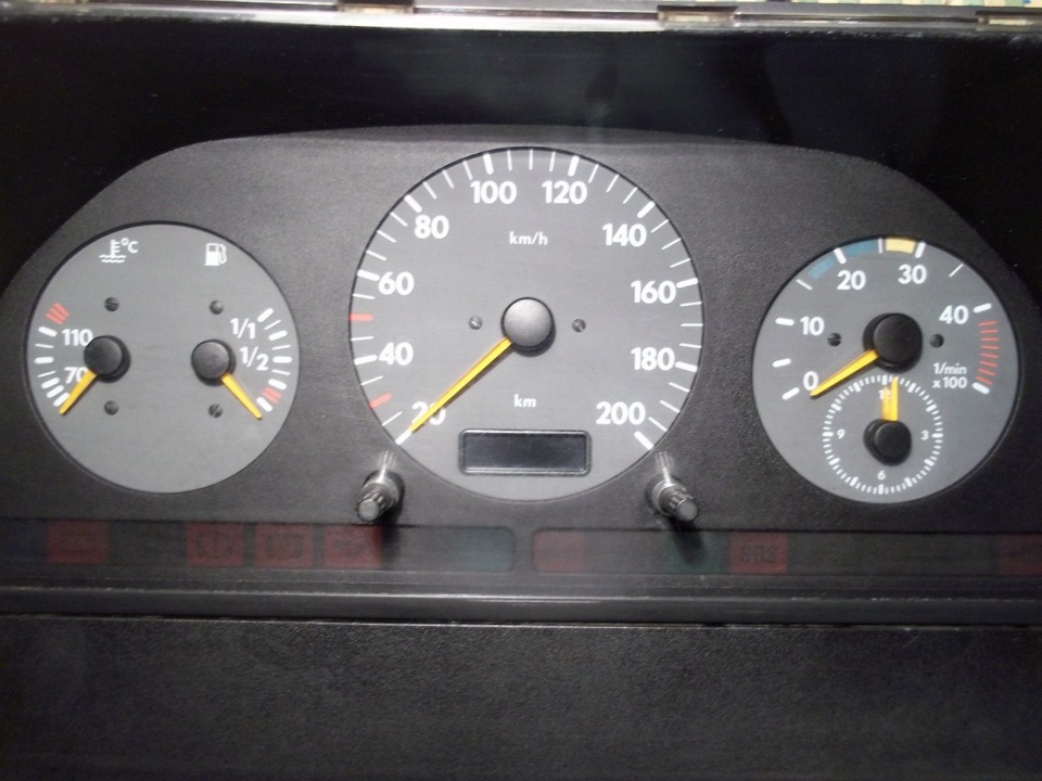 тюнинг, подсветка приборов VW LT 35, mercedes sprinter 1