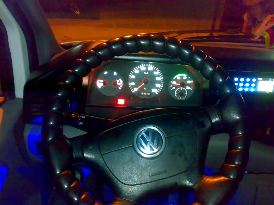 тюнинг, подсветка приборов VW LT 35, mercedes sprinter 4