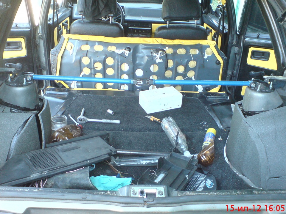Розріз зад стакани. 3