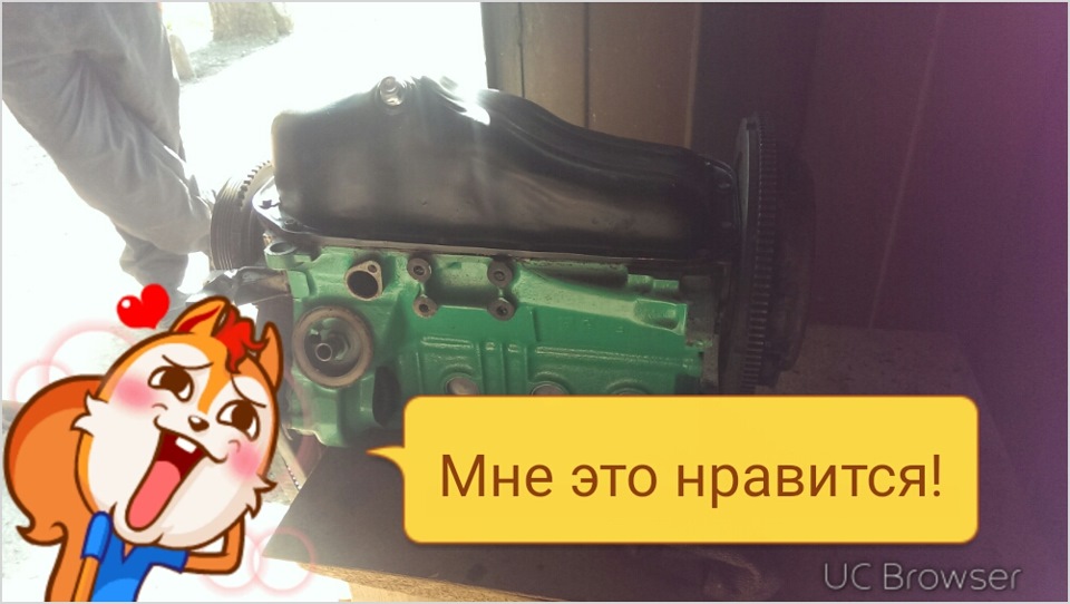 сборка блока и чистка впускного коллектора 5