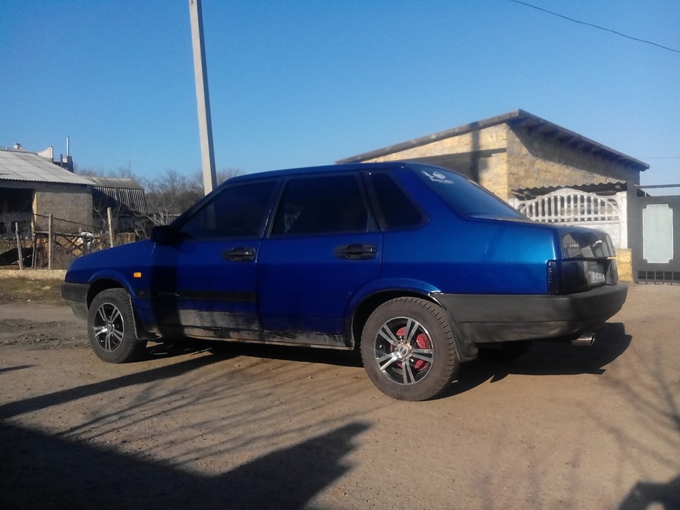 Снял сзади проставки 1