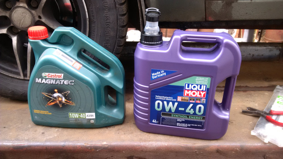 Перехід на 0W-40 Liqui Moly Synthoil Energy! з 10W40 Castrol Magnatec (напівсинтетика). 1