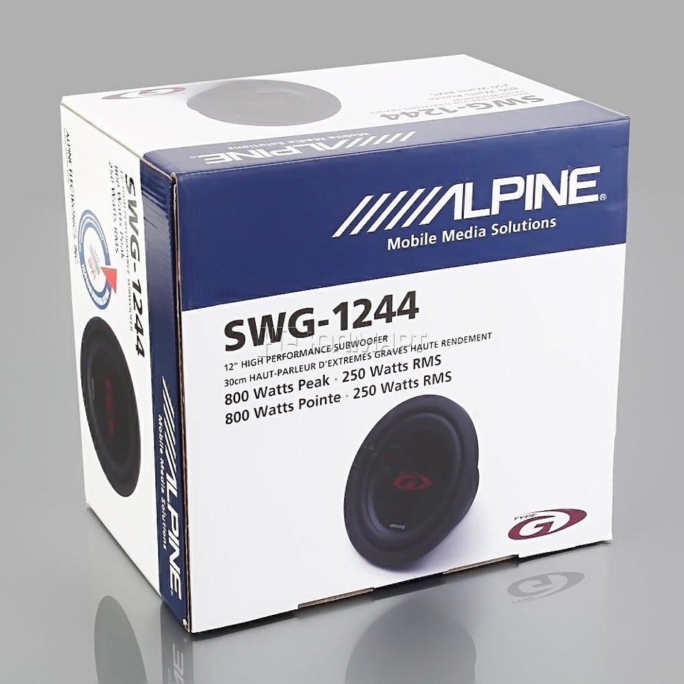 Авто сабвуфер Alpine SWG-1244 2