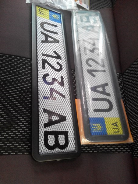Рамка під номер із сіткою 2
