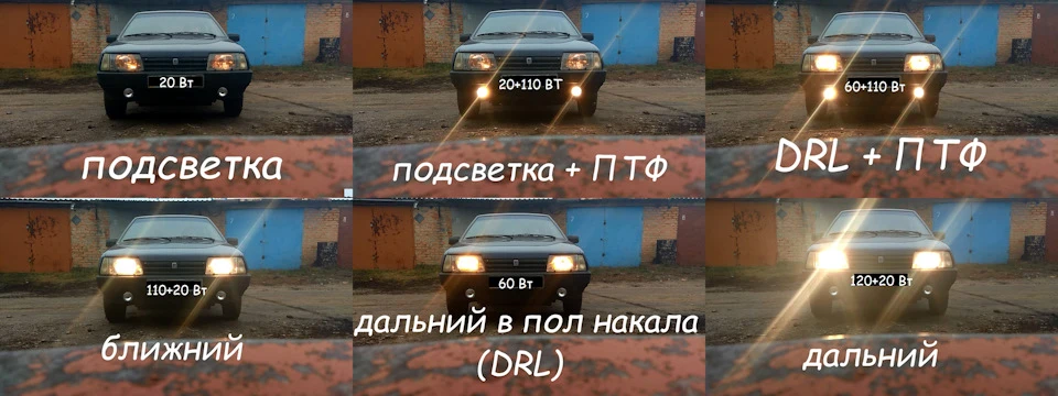 DRL на 21099. Практична частина.