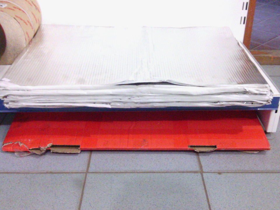 Віброізоляція VIZOL 700X500mm 3mm та 2mm 3
