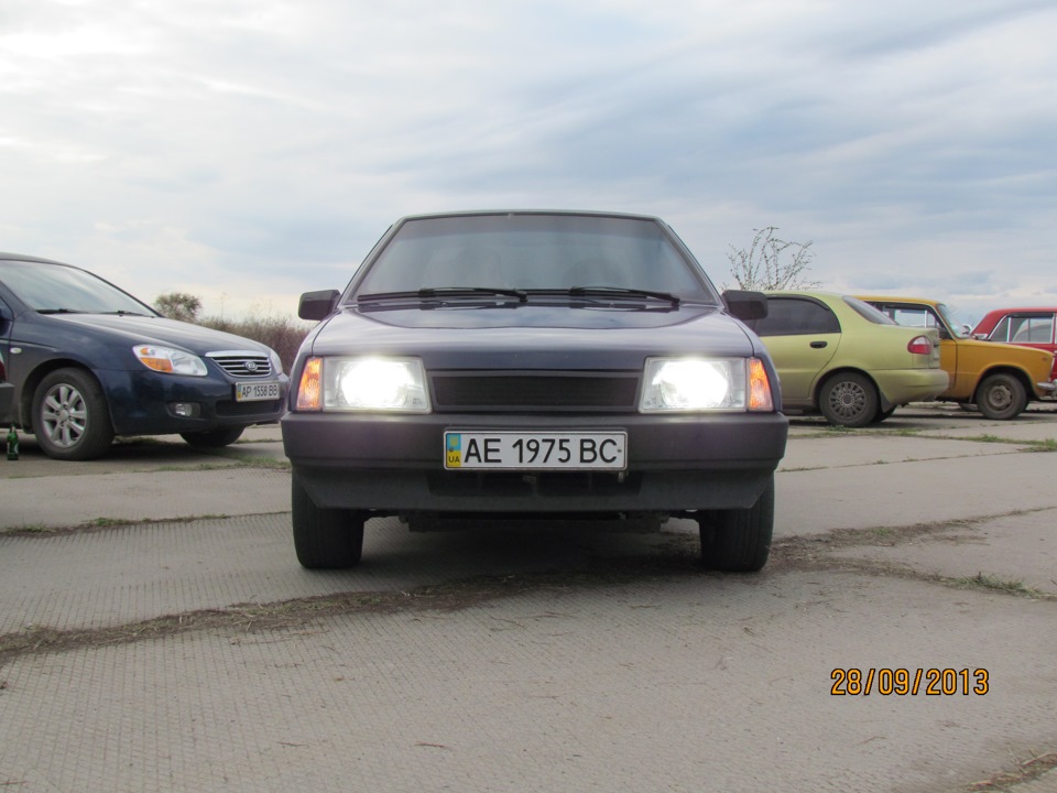 Встановлений біксенон Sho-me 5000. 4
