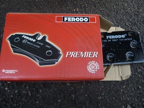 гальмівні колодки FERODO RED PREMIER 2