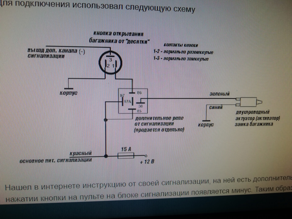 Кнопка багажника і трохи усунення косячків 1