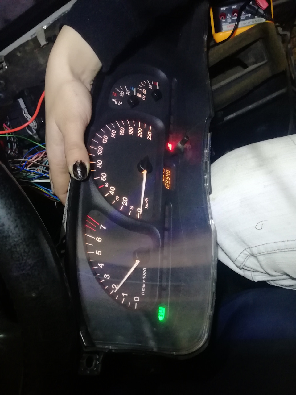Встановлення електрики щитка приладів Vectra B 2