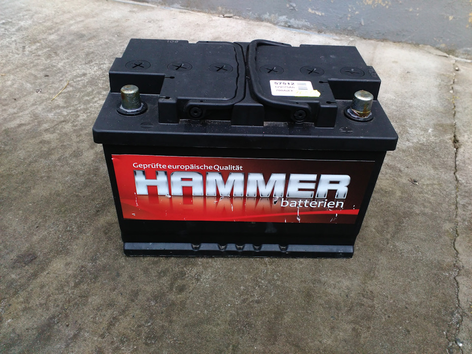 новий акумулятор Hammer 1