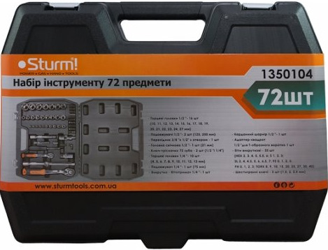 Набір інструменту Sturm (1350104) 72 ін. 2