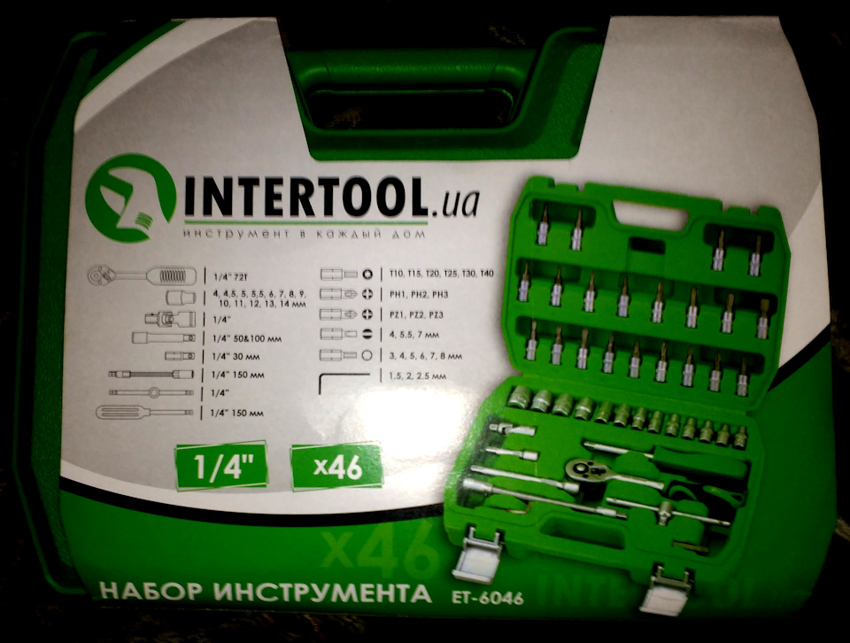 Набір ключів Intertool ET-6046 1