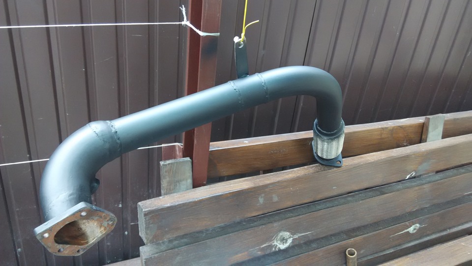 Утеплив DownPipe :D 1