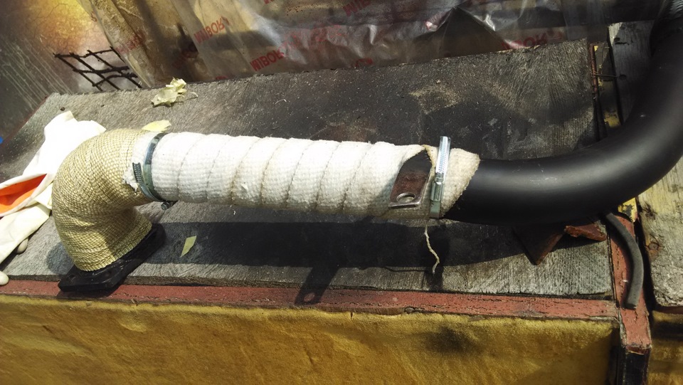 Утеплив DownPipe :D 4