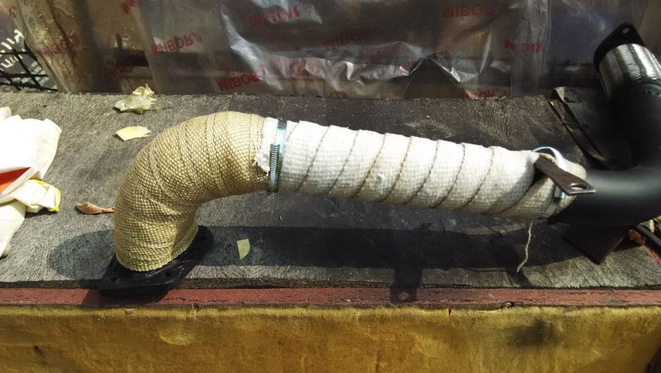 Утеплив DownPipe :D 5