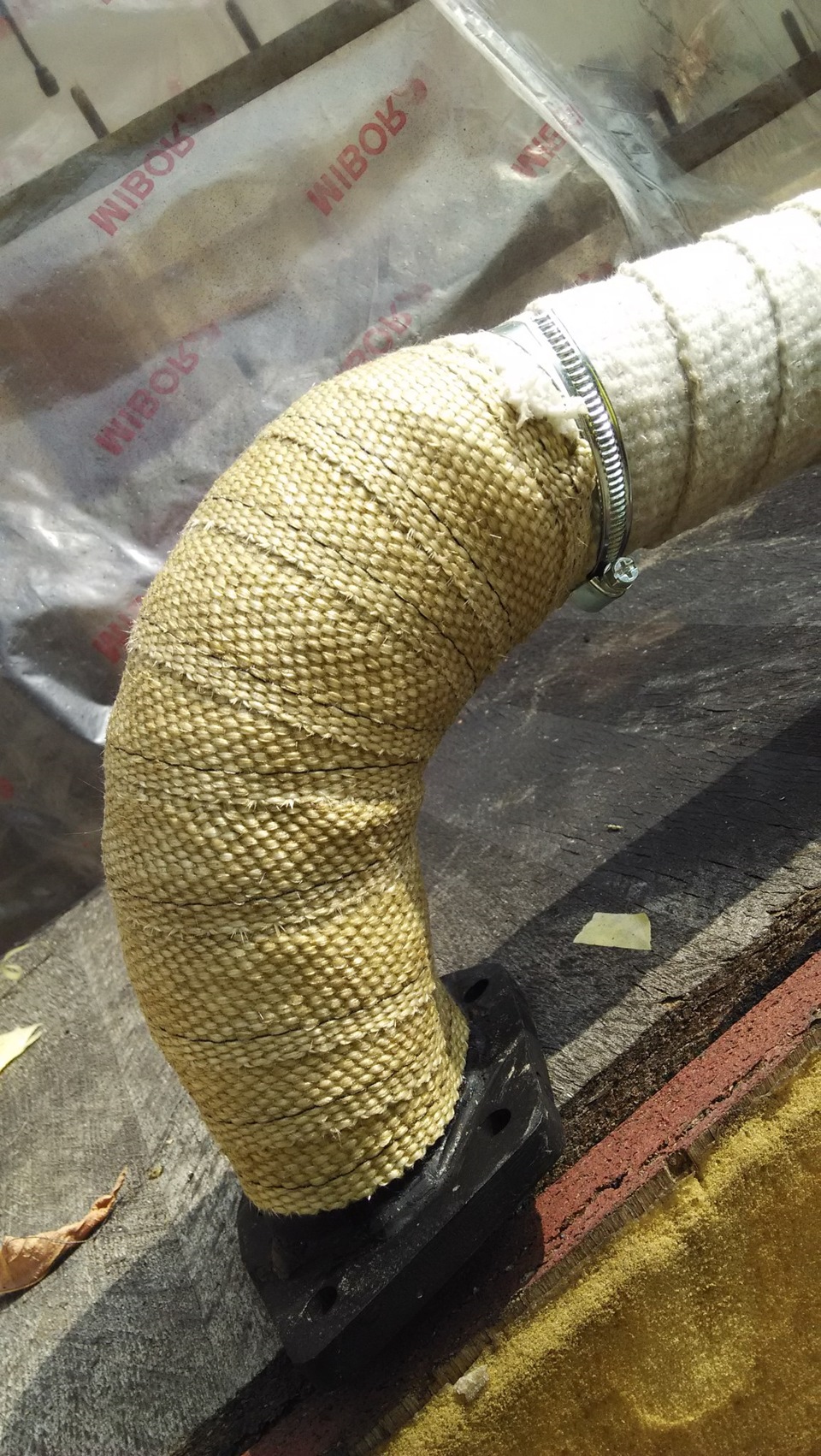 Утеплив DownPipe :D 3