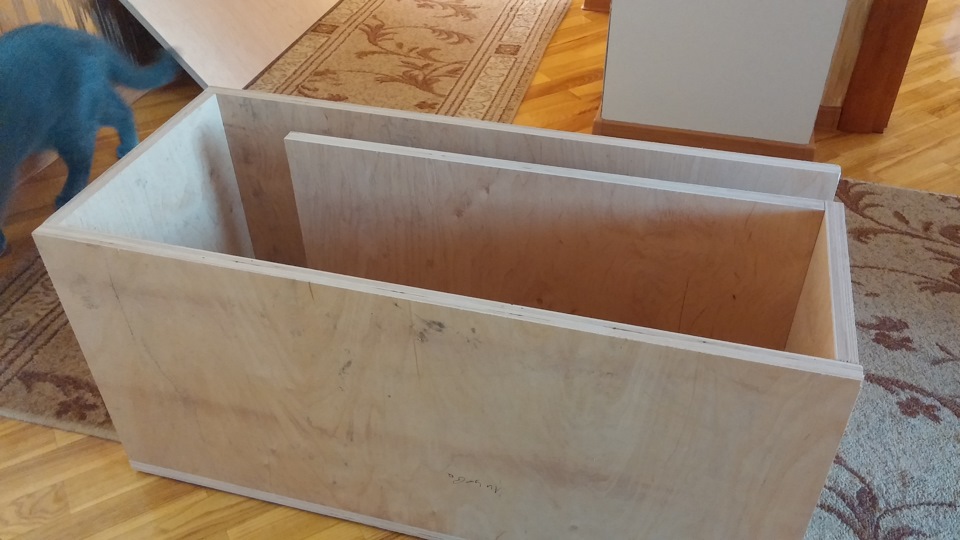 Subwoofer modifications: Новий короб 1