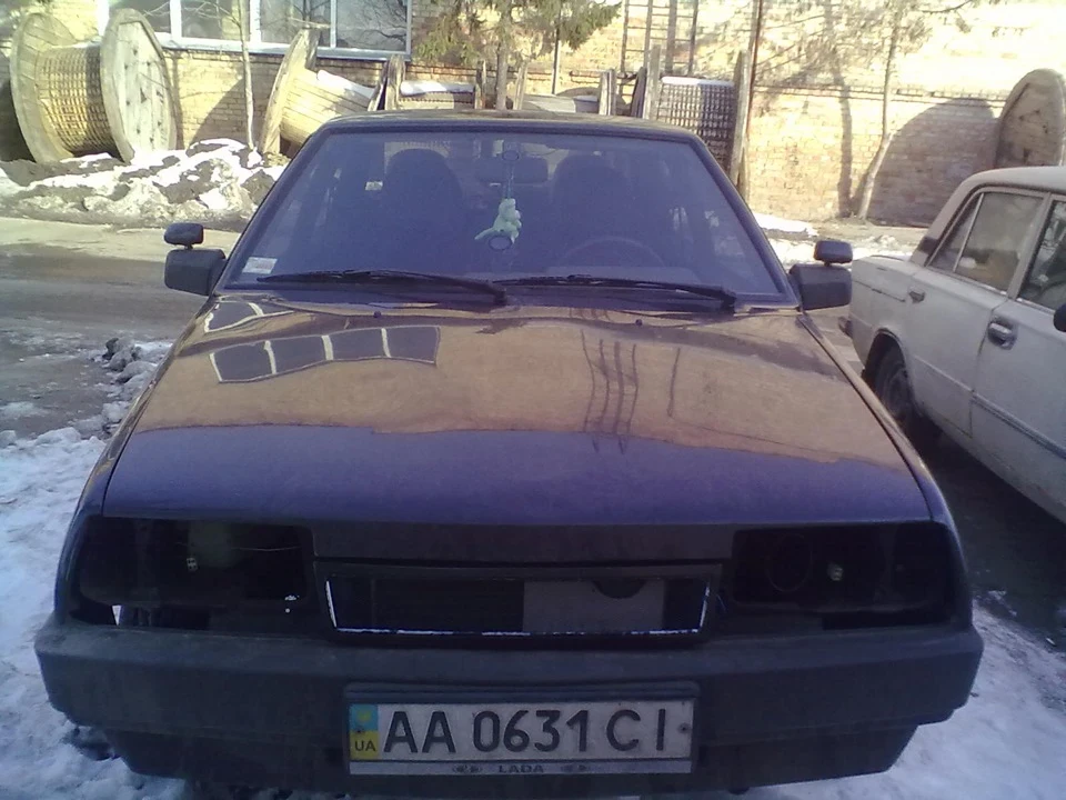 Покраска фар)))