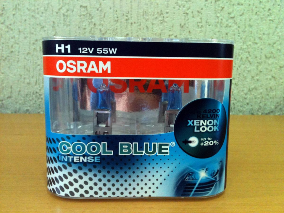 Нове ближнє світло! Osram H1 Cool Blue Intense 4200 2