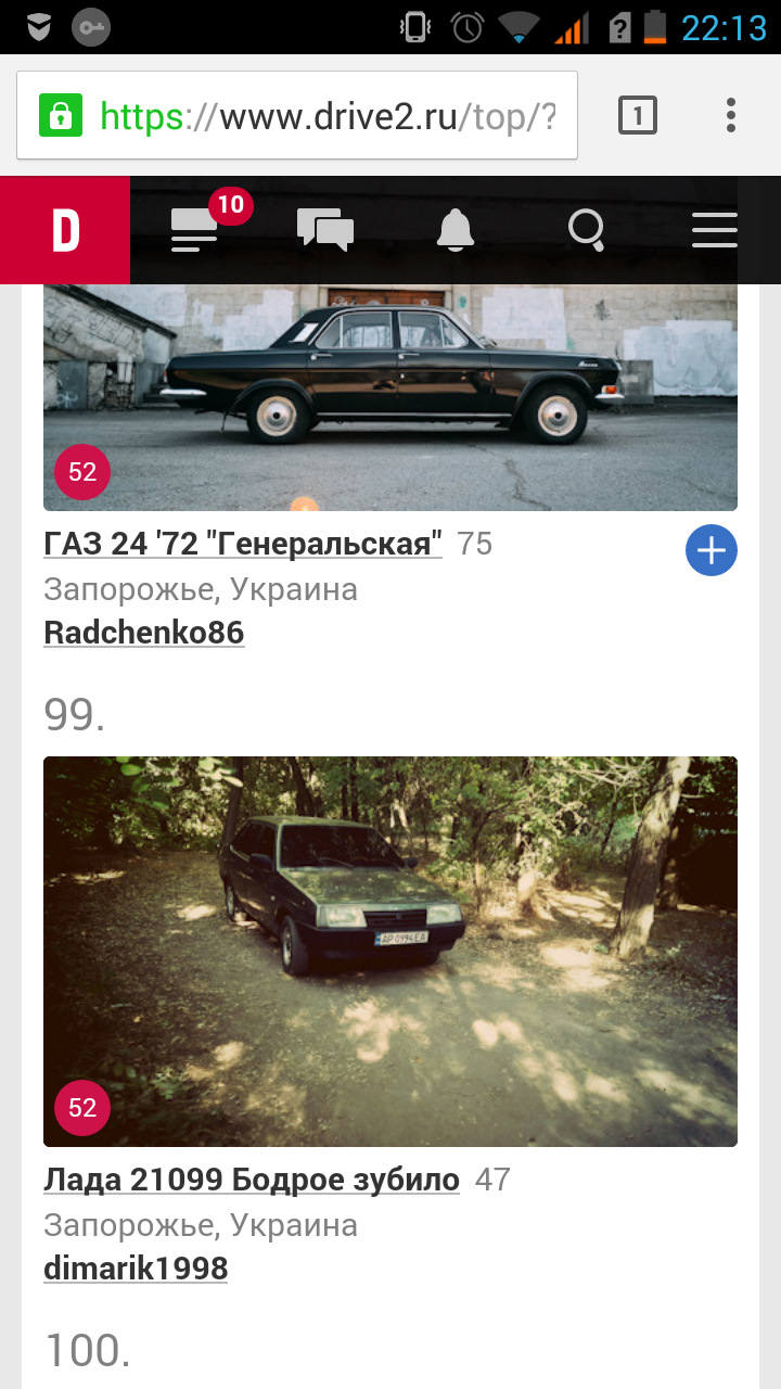 Топ 100 города Запорожье 1