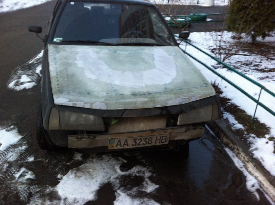 Капот пластик! 4