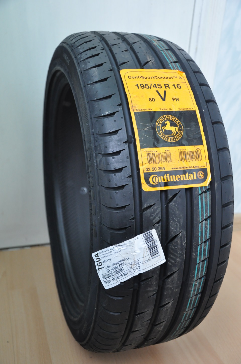 Літні шини Continental ContiSportContact 3 2
