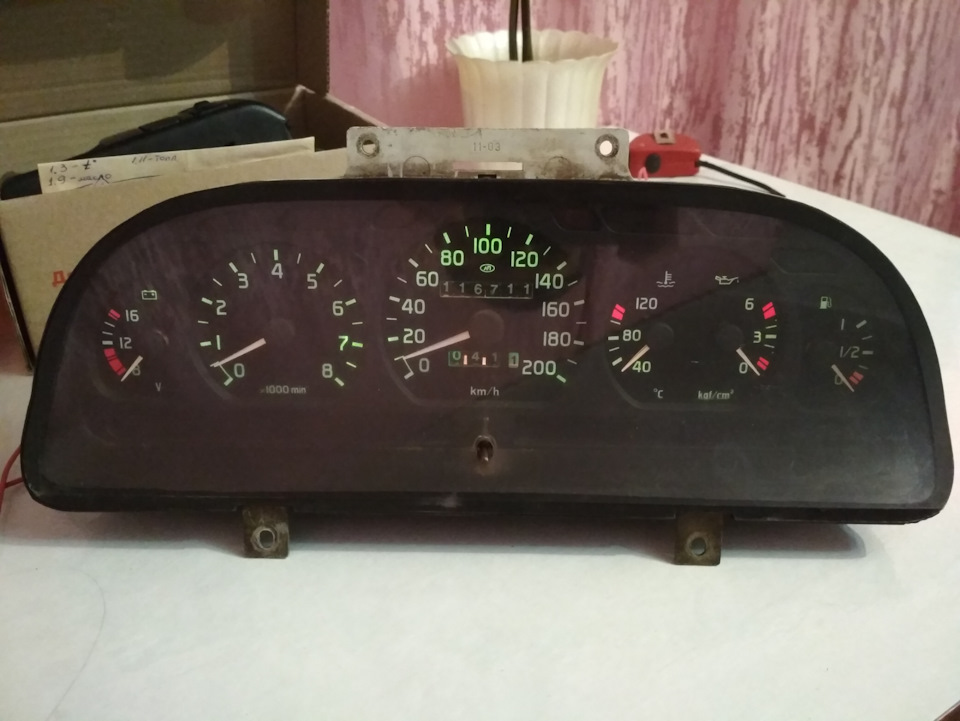 Приборка 3110 в торпеду Опель вектра на Ваз 2