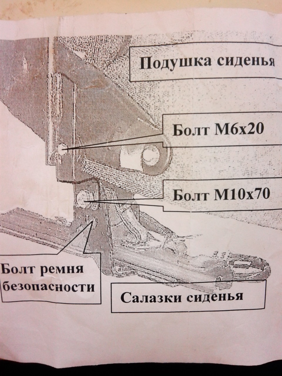 Встановлення підлокітника 3