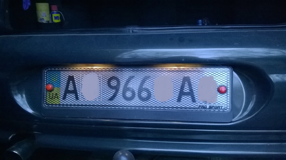 Діоди в підсвічування номера 3