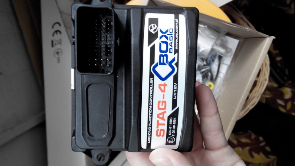 Установка ГБО stag-4 Qbox basic 3