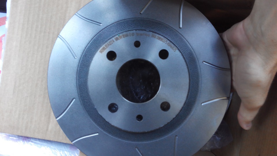 Заміна гальмівних дисків BREMBO Sport 4