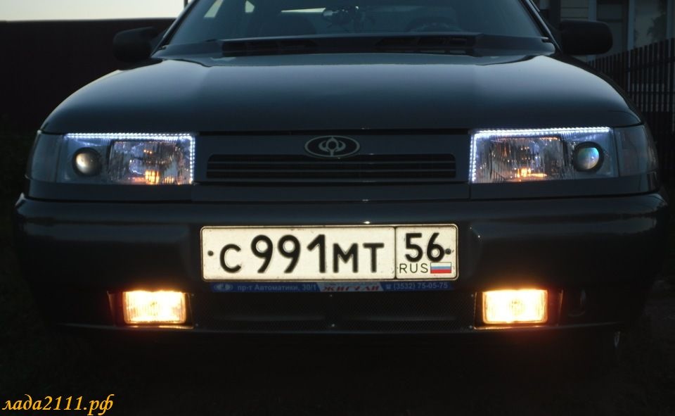 Led стрічка у фари. 2