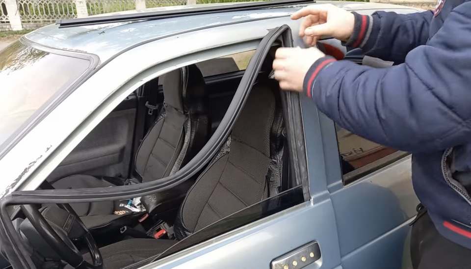 Заміна ущільнювачів вікон від Lada Priora 1
