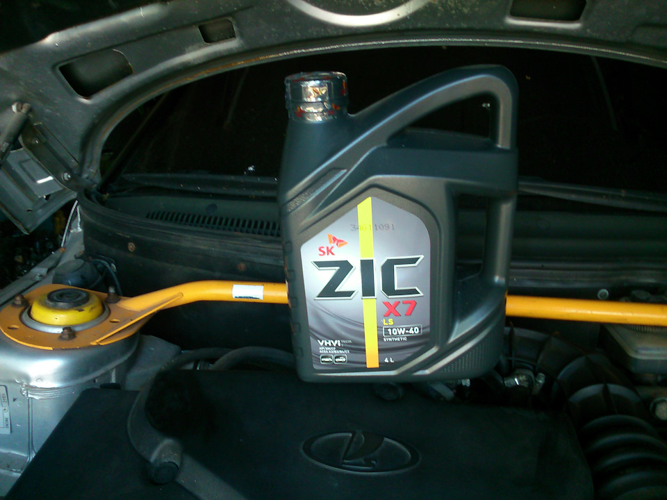 #96 Очередное ТО. ZIC X7 10w40 synthetic + WIX filters. 2