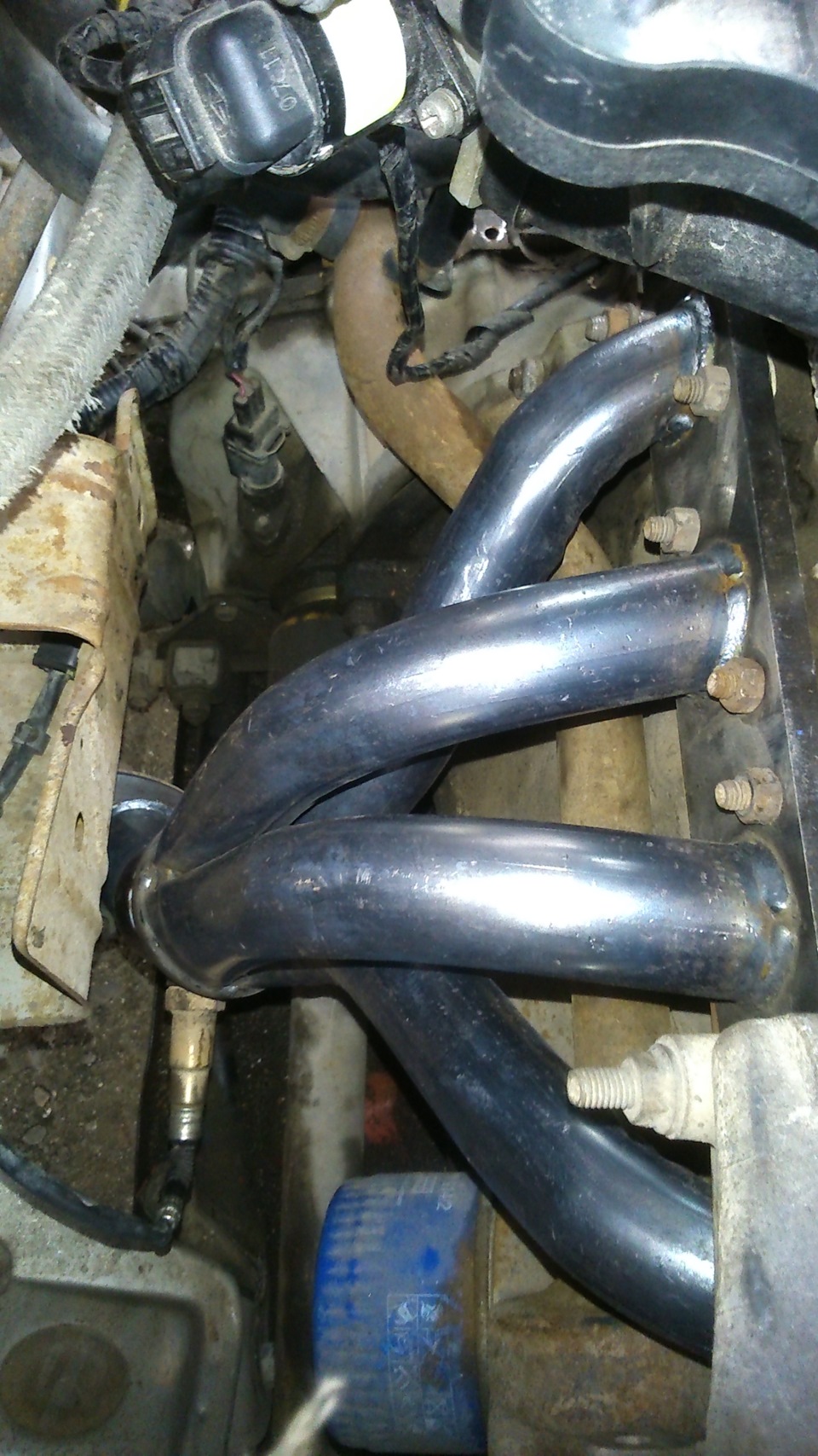Вихлопна система 51 мм. Павук 4-1, Банк Saab 2,3 Turbo (63 мм.) 3