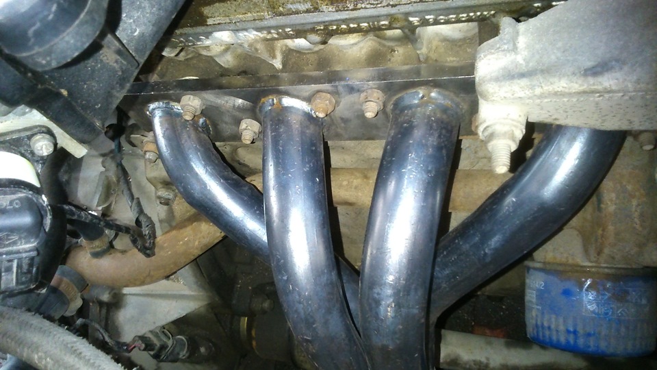 Вихлопна система 51 мм. Павук 4-1, Банк Saab 2,3 Turbo (63 мм.) 2