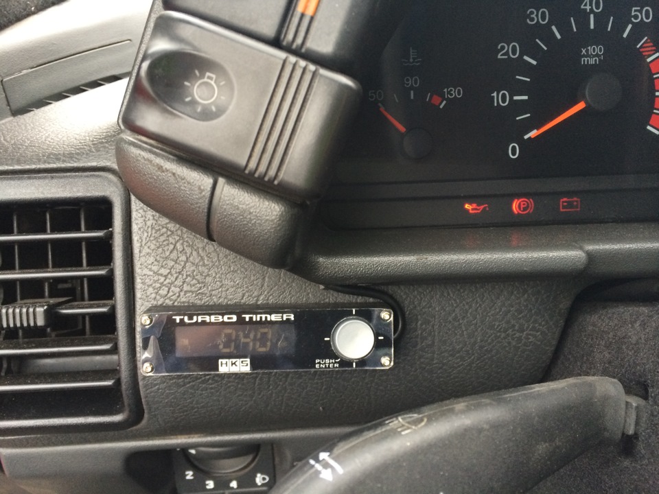 Кнопка start-stop та Turbotimer HKS Type-0 3
