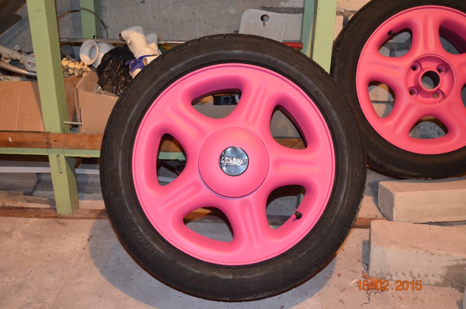 ВЕЛИКІ ФОТО РОЖОВИХ дисків у Plasti Dip 4