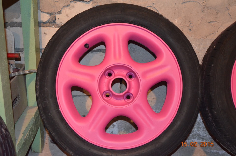 ВЕЛИКІ ФОТО РОЖОВИХ дисків у Plasti Dip 5