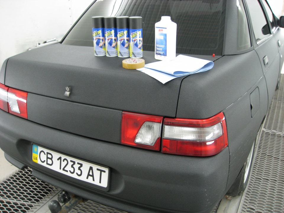 Пофарбував диски Plasti dip гумова фарба 1