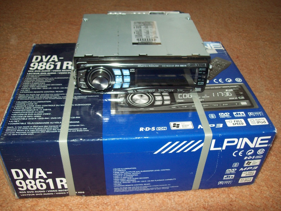 Продам магнітолу Alpine DVA-9861Ri новий ПРОДАН 4