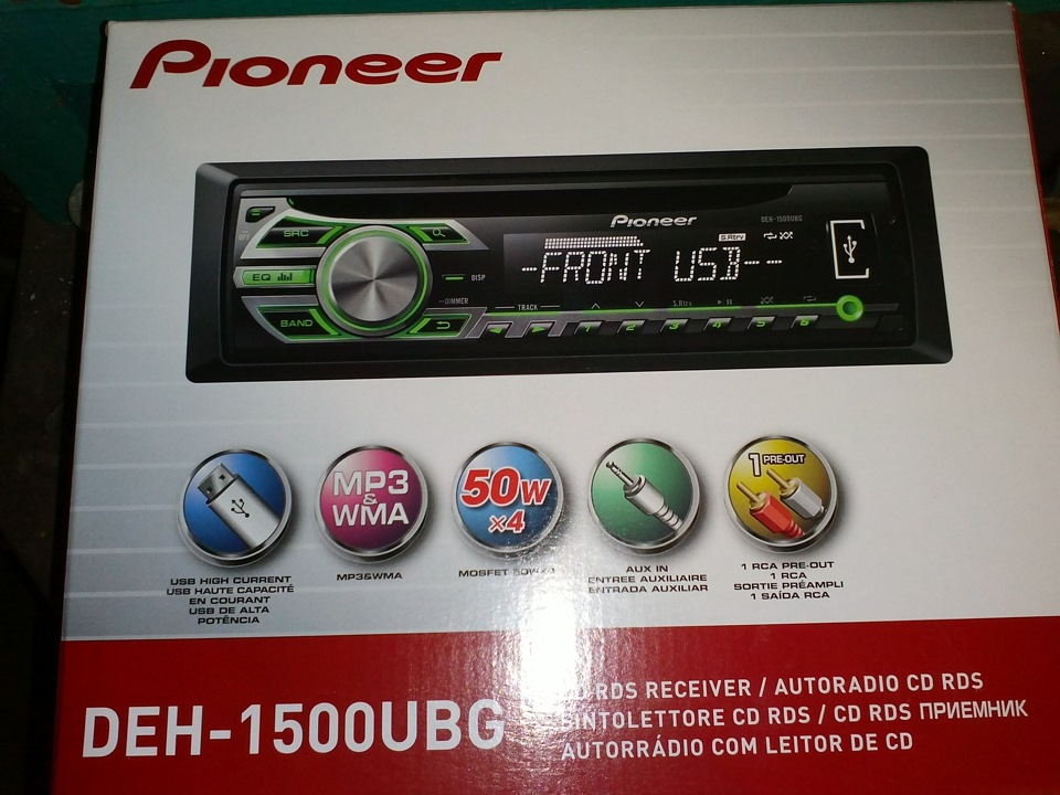 ГУ Pioneer DEH 1500UBG 1