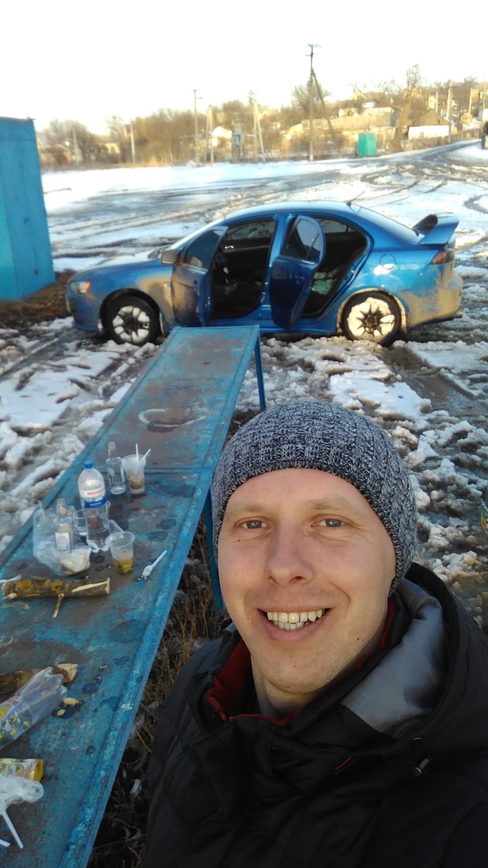 Переробив вихлопну систему. 5