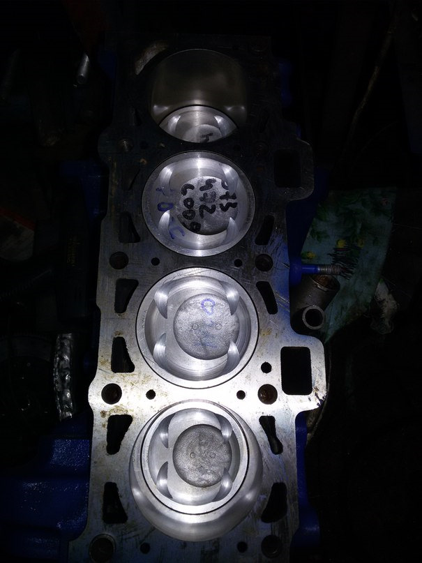 установка 16v в 2106 4