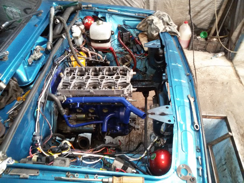 установка 16v в 2106 5