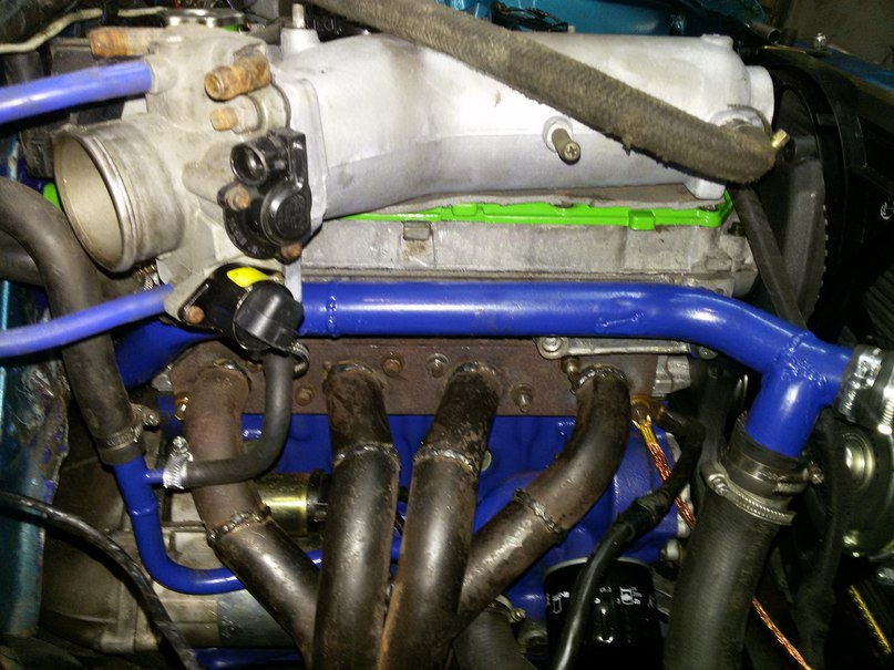 установка 16v в 2106 2