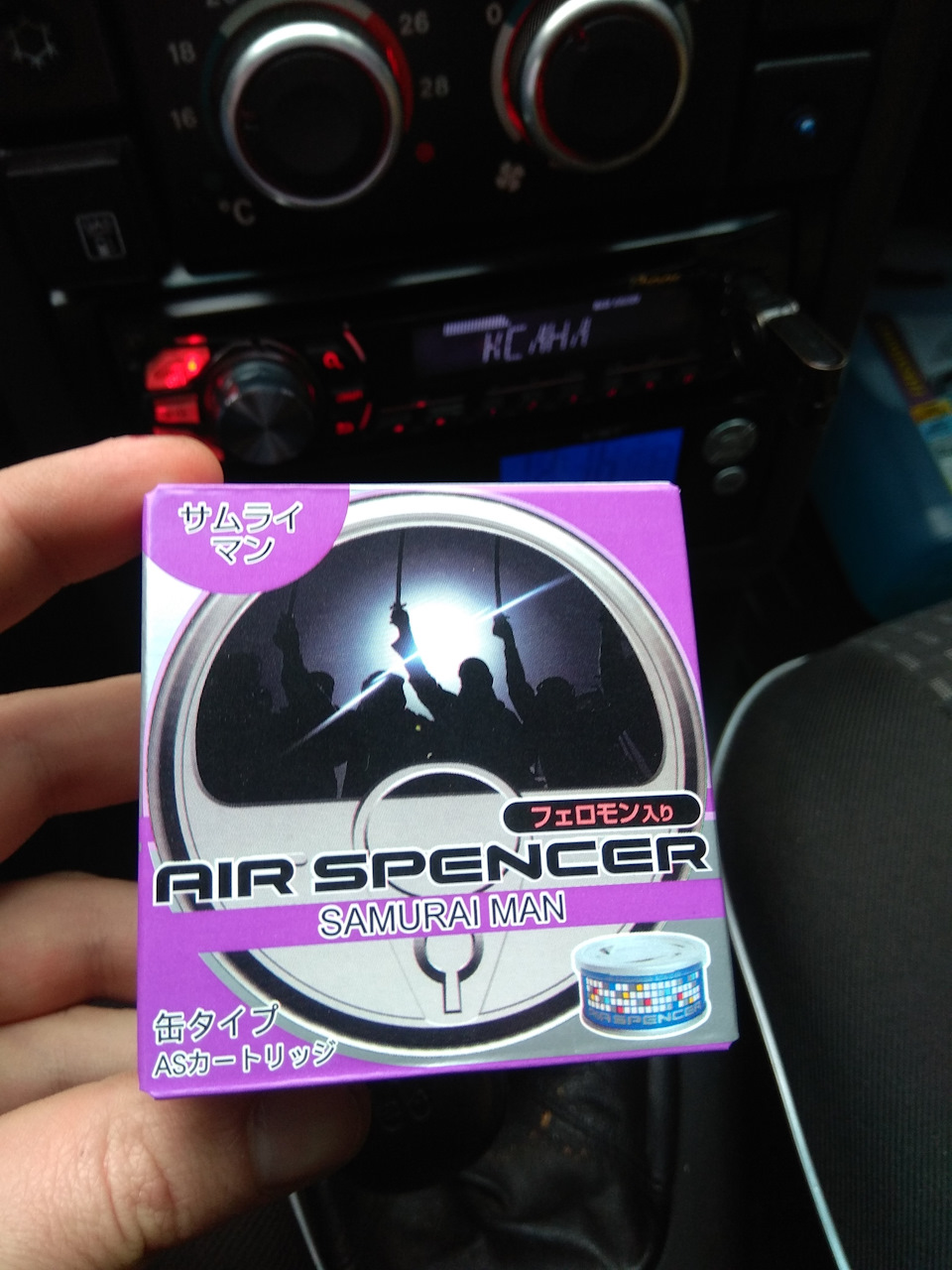 Ароматизатор Eikosha samurai man air spencer (a37) 1