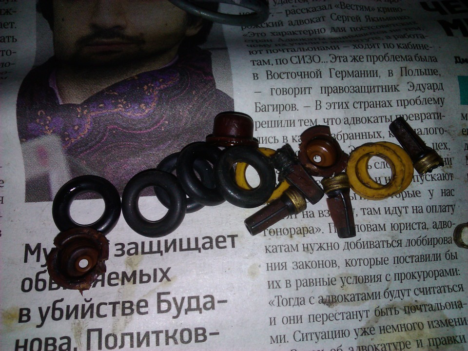 Промивка форсунок. Частина 3. Знімання сіточки, складання ремкомплекту 1